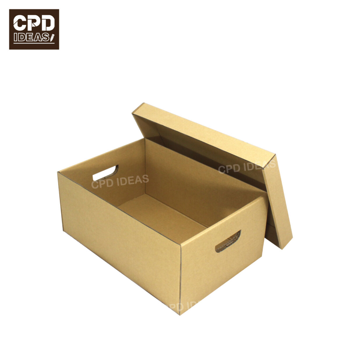 Kraft Paper Storage Paper Box (40 x 27 x 17 cm.)  (แพ็ค 5 ชิ้น)